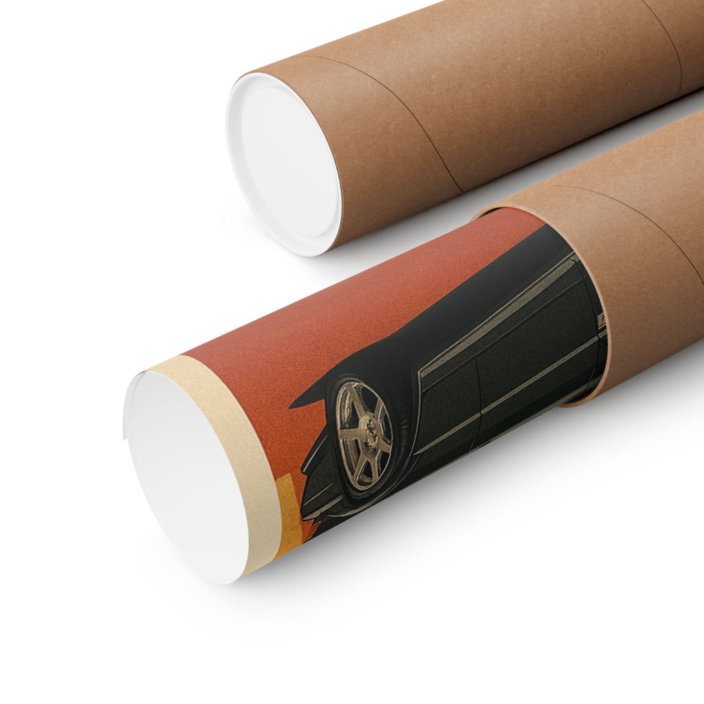 Mercedes 190E Evo II Matte Poster — Vintage Racing Car Wall Art