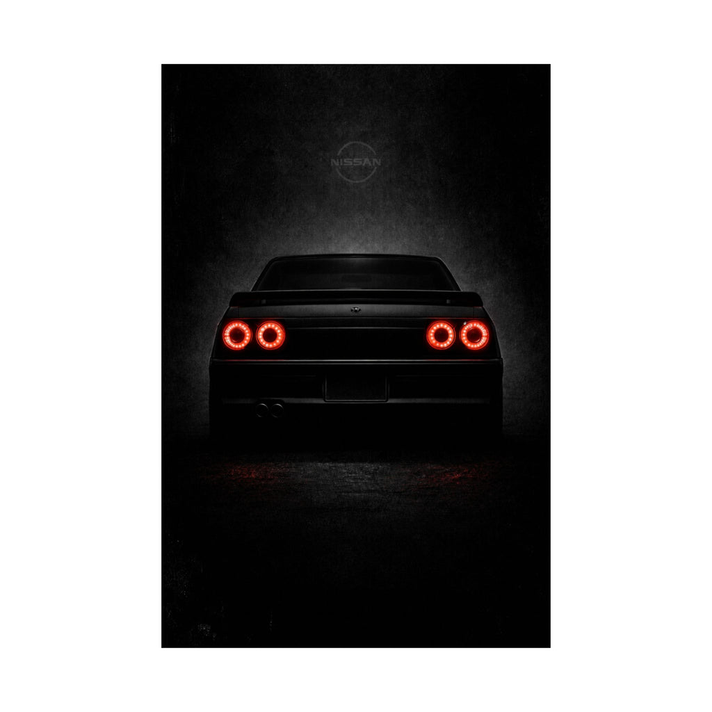 Brutalist Nissan R31 Matte Vertical Poster