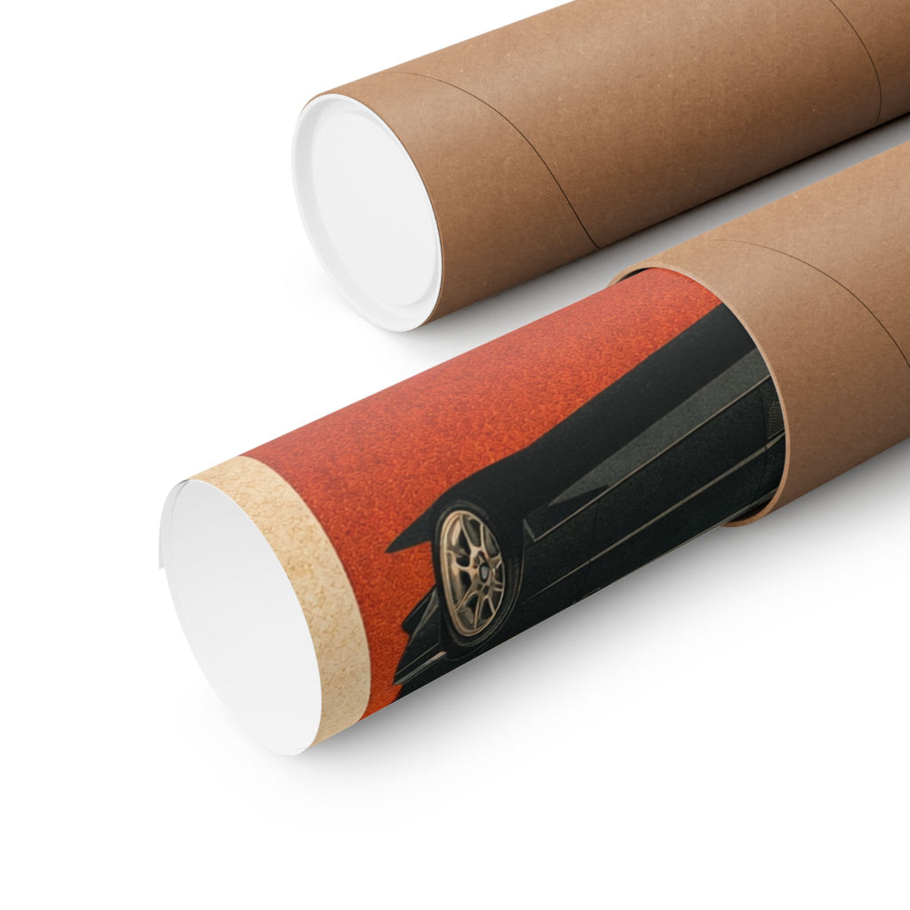 BMW E30 M3 Vintage Style Matte Vertical Poster — Retro Racing Wall Art