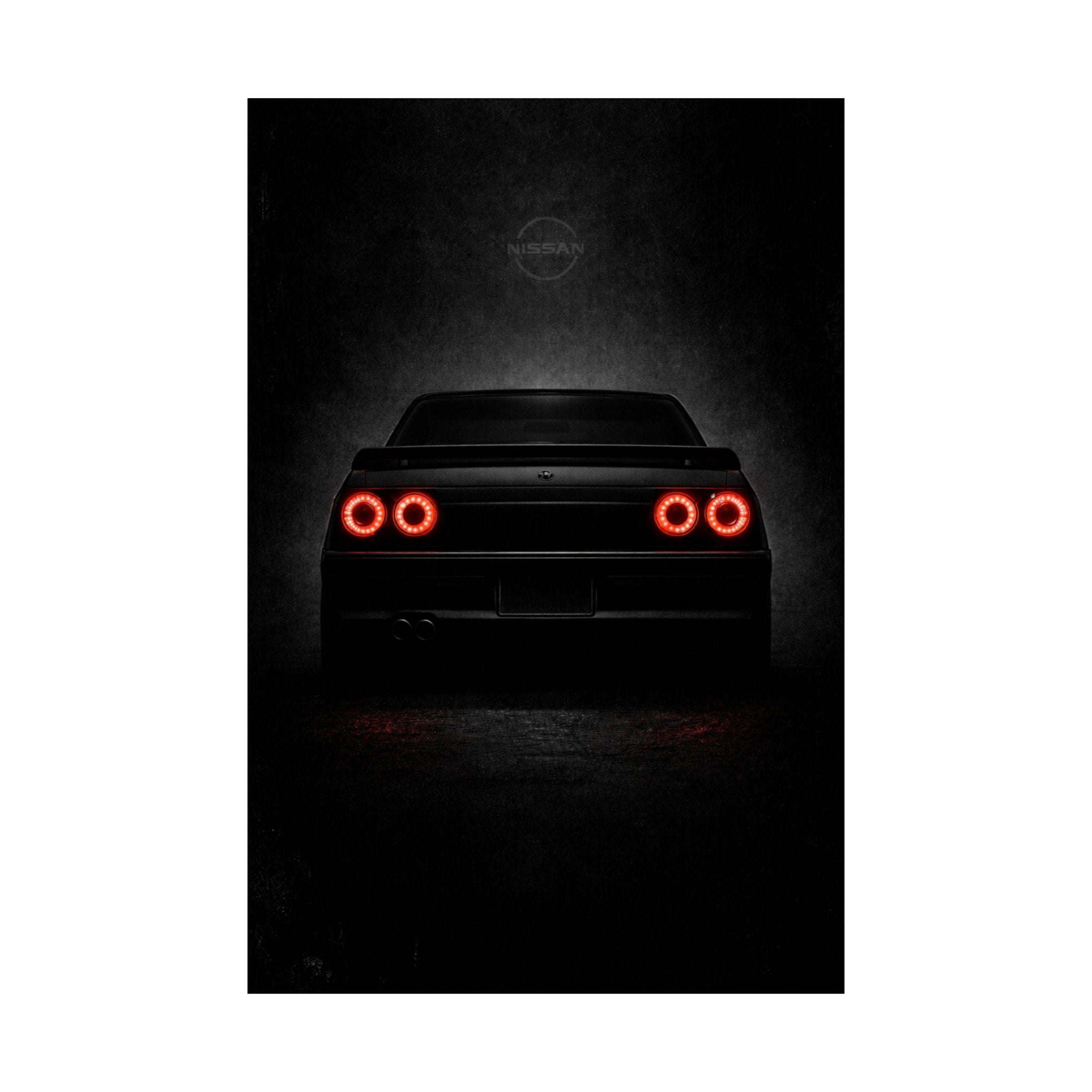 Brutalist Nissan R31 Matte Vertical Poster